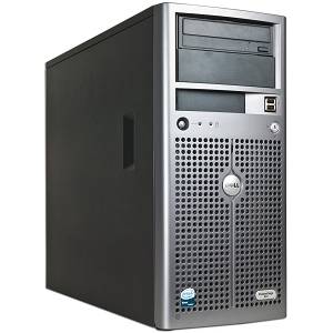 Dell PowerEdge 840 Xeon X3220 Quad Core 2 4GHz 2GB 2X250GB CDRW DVD Tower Server  