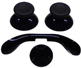 Black Dpad Joysticks and Headset Plate for Xbox 360 Controller USA Seller  