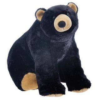 Jumbo Plush x Large Stuffed Animal Black Bear 33 Tall