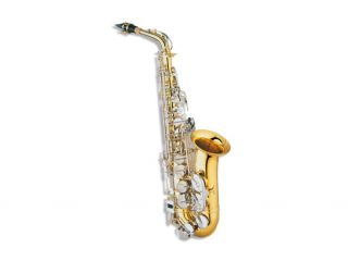 Jupiter 769GN Deluxe Student EB Alto Saxophone Lacquered Brass Nickel