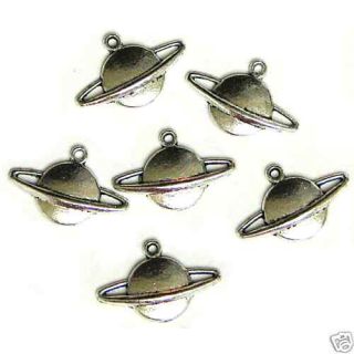 Silver Plated Planet Charms Planets Saturn Jupiter
