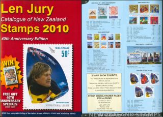 New Zealand Len Jury Stamp Catalogue 2010 Edition