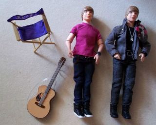 Justin Bieber Dolls 2 with Chair Guitar