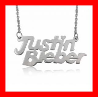 Justin Bieber Necklace Stainless Steel New