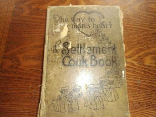 The Settlement Cookbook by Mrs Simon Kander 1928 Hardcover