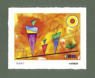 Kandinsky Family Colour Lithography Limited Edition
