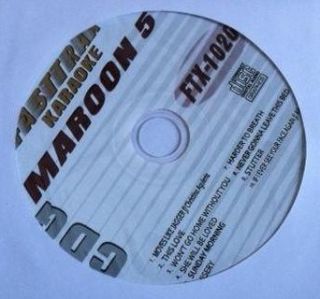 Maroon 5 Karaoke CDG 10 Greatest Hits Misery This Love Moves Like