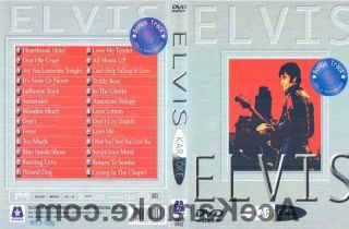 Elvis Karaoke Music DVD Elvis Songs