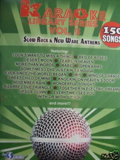 Karaoke Library Vol 5 Slow Rock 150 Karaoke Song DVD
