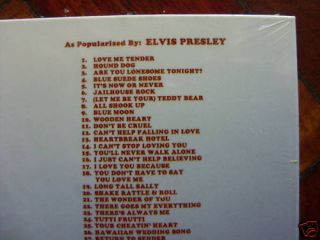 Elvis Presley Tom Jones 150 Karaoke Song DVD