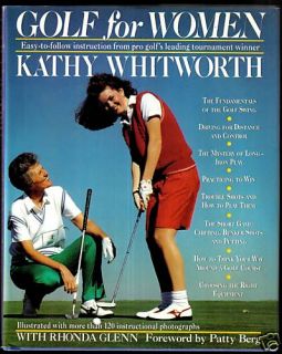 Golf for Women by Kathy Whitworth 1990 1st Edition