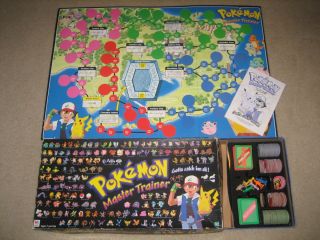 Nintendo Hasbro Pokemon Master Trainer board game black box   99%