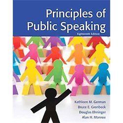 New Principles of Public Speaking German Kathleen M 0205211844