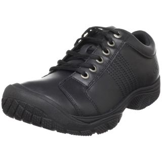 Keen Utility Mens PTC Oxford Leather Non Slip Work Shoes Black