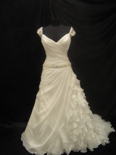 Kathy Ireland for Mon Cheri 231169 Wedding Gown Bridal Dress Sz 12