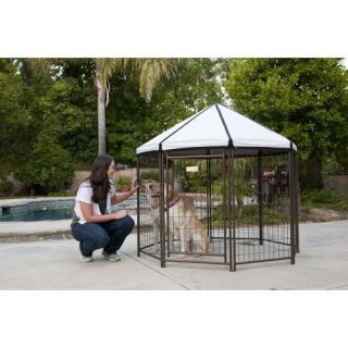 Outdoor Dog Kennel Sun Shade Cage Gazebo Canopy Home Pet Supplies New