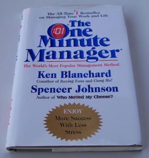 One Minute Manager by Spencer Johnson and Ken Blanchard 1982 Hardcover
