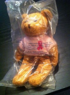 Avon Breast Cancer Crusade Beany type Bear 2001 Edition NWT Unopened