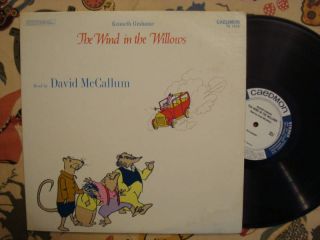 The Wind in The Willows LP Kenneth Grahame Caedmon David McCallum