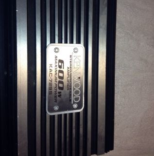 Kenwood KAC 729s 600 Watts Car Stereo Amplifier Old School