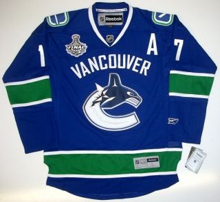 Ryan Kesler Vancouver Canucks Stanley Cup Jersey 11