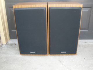 Vintage Kenwood Floor Speakers LSK 503 3 Way 3 Speaker System