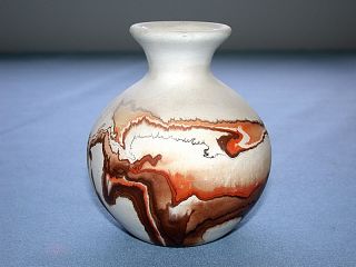Vintage Nemadji Indian Kettle River Pottery Vase