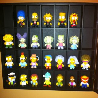 Kidrobot Simpsons Complete Series 2 1BONUS DISPLAY CASE* 25/25 ALL