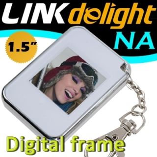 inch LCD White Digital Photo Picture Frame Keychain POF13 USB