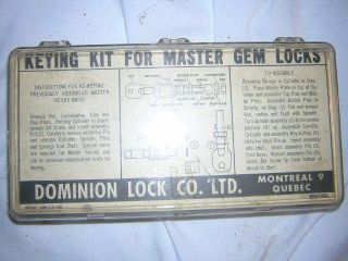 Vintage Keying Kit for Master Gem Locks Pins Set