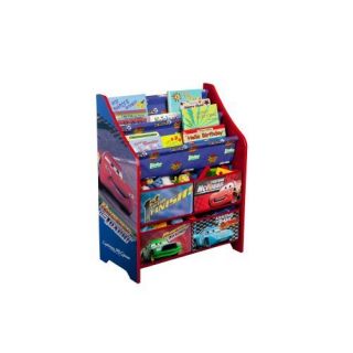 Disney Cars Kids Room Book Shelf Toys Bin Quality Organizer Storage