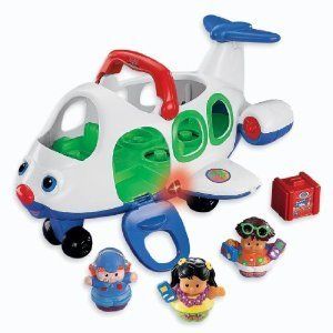 People Lil Movers Airplane Kids Toy Playset Lights Sound
