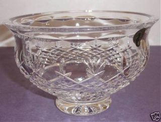 Waterford Killarney Footed Bowl 6 Crystal Made in Ireland New