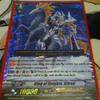 Cardfight Vanguard King of Knights Alfred RRR Card