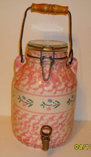 Vintage Ravenhead Glass Kilner Jar Beverage Dispenser
