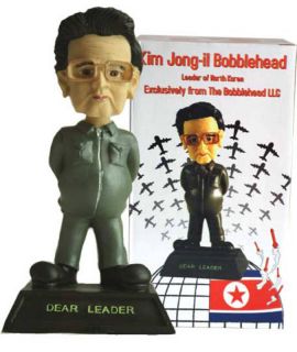 Kim Jong IL North Korea Military Bobblehead Doll Prison