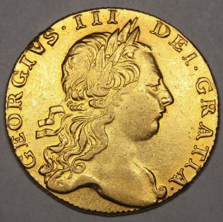 1766 King George III Great Britain Gold Guinea Coin