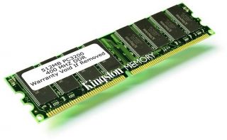 Kingston 512MB DDR400 RAM PC3200 400MHz LD DDR 184 Pin DIMM Desktop