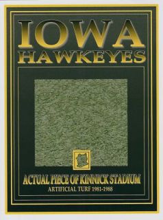 Iowa Hawkeyes Kinnick Stadium Turf Piece