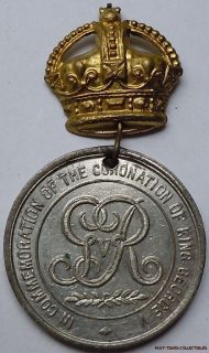 1911 King George V Coronation Coin Crown Coin Medal