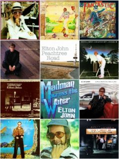 Elton John Collectible CD Cover Magnets 1 Set Awesome