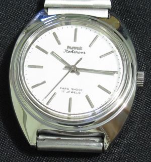 HMT kohinoor mechanical manual hand winding watch montre one year