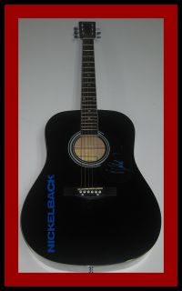 Chad Kroeger Nickelback Signed Autograph Guitar