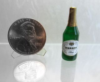 Dollhouse Miniature Bottle of Korbel Champagne
