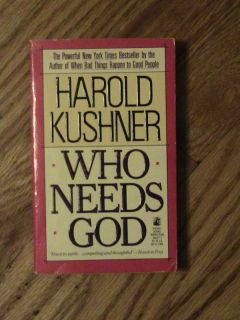 1989 Who Needs God Harold Kushner