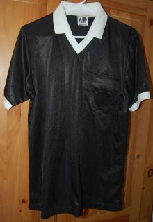 Kwik Goal Referee Athletic Sport Shirt Mens Size Small Short Sleeve
