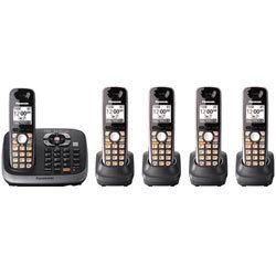 Panasonic KX TG6545B DECT 6 0 Plus Cordless Phone 0037988482917