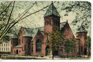 Sedalia Missouri First Christian Church Lamonte MO 1909