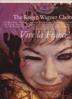 The Roger Wagner Chorale Vive La France Capitol LP