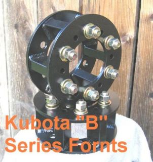 Wheel Spacers Kubota B Series Compact Utility Tractor with 6 Bolt Rims